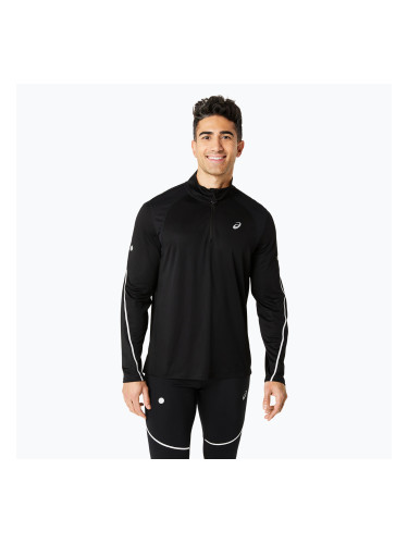 Мъжка блуза с дълъг ръкав ASICS Road Lite-Show 1/2 Zip performance black