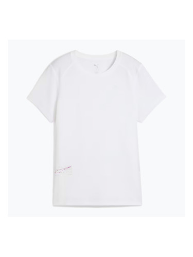 Дамска тениска за бягане Puma Run Graphic Mesh Tee puma white