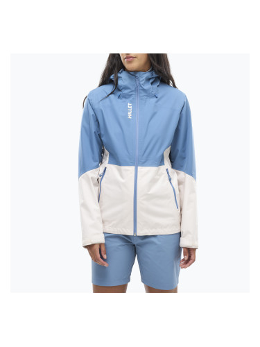 Дамско яке за дъжд Millet Fitz Roy vanilla cream/coronet