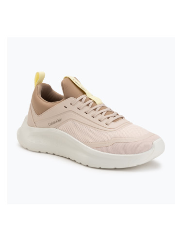 Дамски обувки Calvin Klein HW0HW03023 Light Runner Sock Mesh Lycra whisper pink/lemonade/silver mink