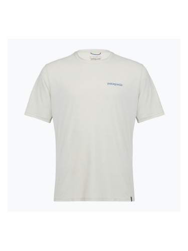 Мъжка тениска Patagonia Capilene Cool Daily - Boardshort Logo dyno white