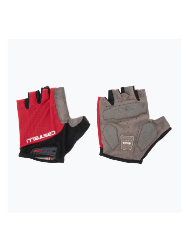 Мъжки ръкавици за колоездене Castelli Entrata V rich red