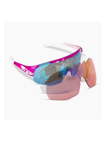 Очила за колоездене Tifosi Sledge Lite Clarion crystal pink/clarion blue/ac red/clear