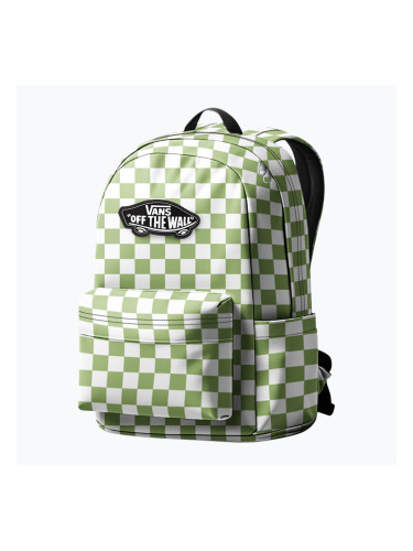 Детска градска раница Vans Old Skool Grom Check 18 l checkerboard lime burst
