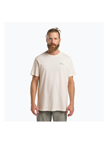 Мъжка тениска Jack Wolfskin Essential cotton white
