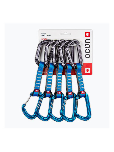 Ocun Hawk QD Combi PA 10 cm изрази за катерене 5 бр. сини.