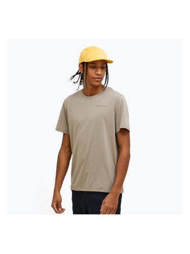 Мъжка тениска Peak Performance Explore Logo avid beige