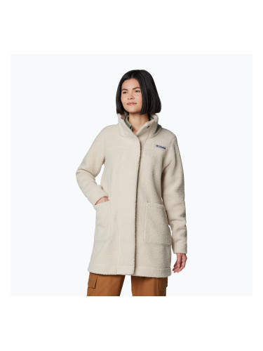 Дамско палто от полар Columbia Panorama Long camel brown