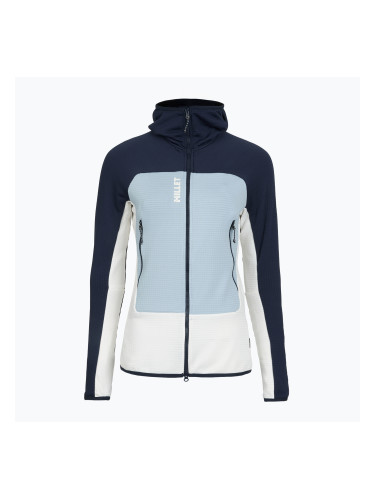 Millet дамски суитшърт Fusion Grid Hoodie foggy dew/saphir