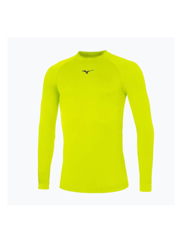 Мъжка блуза с дълъг ръкав за бягане Mizuno Uni Core yellow/ navy