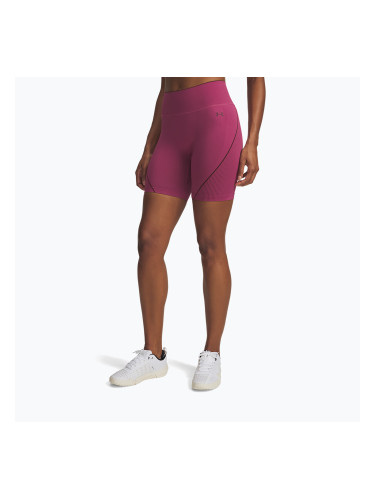 Дамски шорти Under Armour Vanish Seamless fuchsia dusk/dark maroon/dark maroon