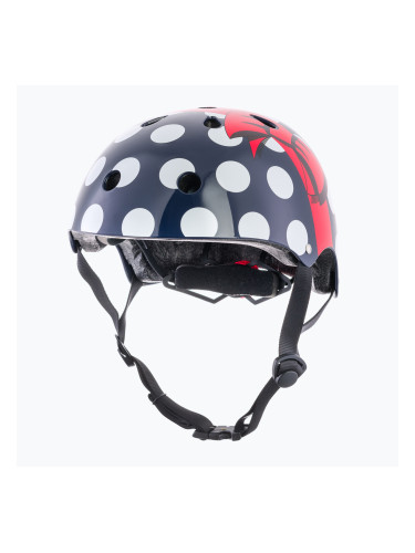 Детска каска за велосипед Hornit PolkaDot морска/бяла/червена