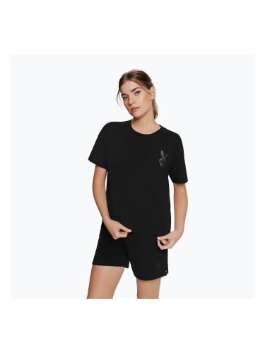 Тренировъчна тениска за жени Cardio Bunny Bright black