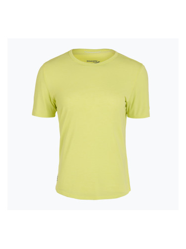 Дамска тениска за бягане Saucony Stopwatch SS sunny lime heather