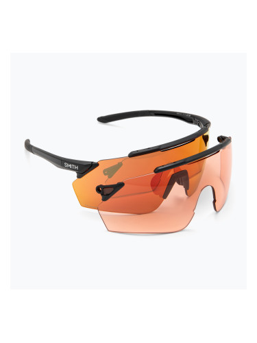 Слънчеви очила Smith Ruckus matte black/chromapop red mirror