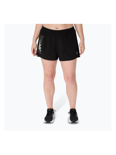 Дамски къси панталони за бягане ASICS Icon 4IN performance black