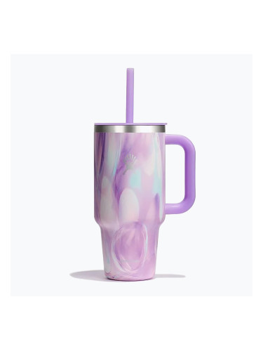 Термочаша Hydro Flask Travel Tumbler Jelly 945 ml лилава вихрушка