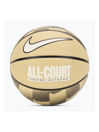 Баскетболна топка Nike Everyday All Court 8P Graphic Deflated team gold/ black/ black/ white размер 7