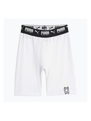 Мъжки баскетболни шорти PUMA Hoops Team Baselayer puma white