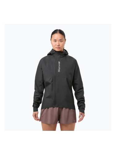 Дамско яке за бягане NNormal Trail Rain black