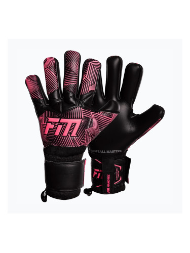 Вратарски ръкавици Football Masters Varis X NC black/pink