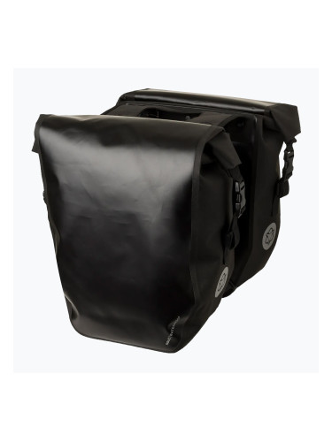 AGU Clean Двойна чанта за велосипед L 42 l черна