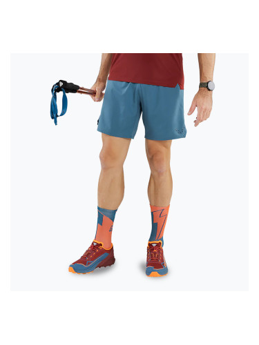 Мъжки къси панталони за бягане DYNAFIT Alpine Pro 2/1 mallard blue