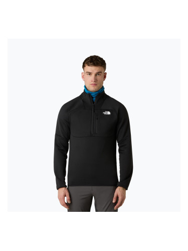 Мъжки суитшърт The North Face Meteora 1/4 Zip Fleece black