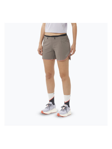 Дамски къси панталони за бягане Salomon Sense Aero 5" iron/neon flame