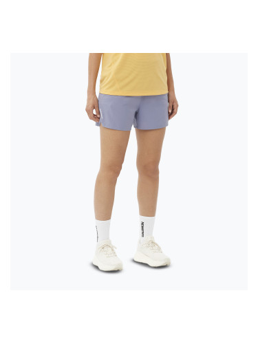 Salomon SHAKEout Core 4" дамски къси панталони за бягане blue granite