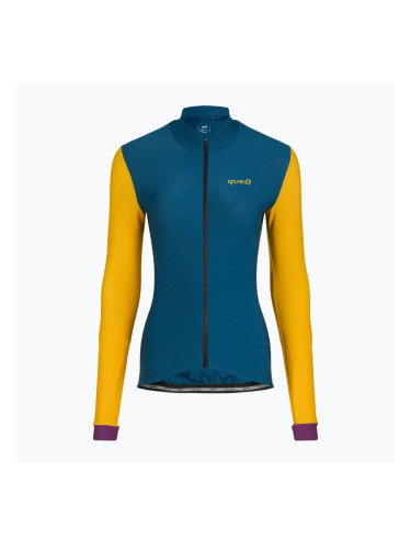 Дамски суитшърт за колоездене Quest Navigator green