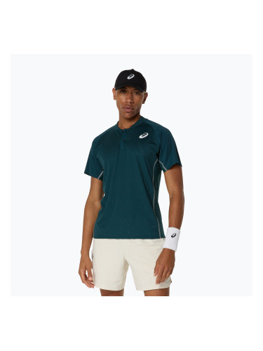 Мъжка поло тениска ASICS Match Actibreeze saxon green