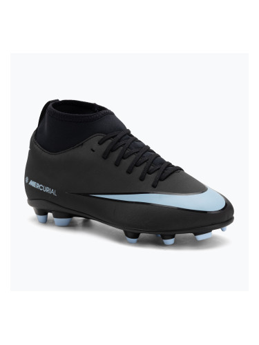 Детски футболни обувки Nike Mercurial Superfly 10 Club FG/MG black/ice blue
