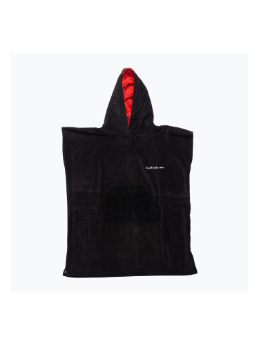 Детско пончо Quiksilver Hoody черно