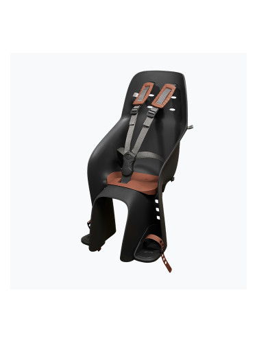 Седалка за велосипед Urban Iki U-me Easyfix черна/кафява