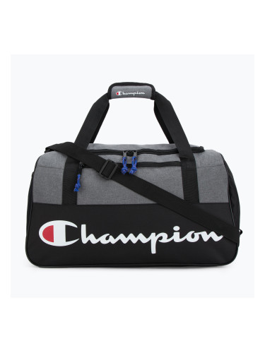 Champion Utility Duffel черна/сива тренировъчна чанта