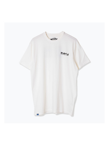 Мъжка тениска KAVU Men's Klear Above Etch Art. off white