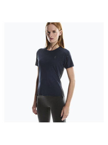 Дамска тениска за бягане On Performance-T navy/black