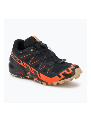 Мъжки обувки за бягане Salomon Speedcross 6 GTX black/shocking orange/white pepper