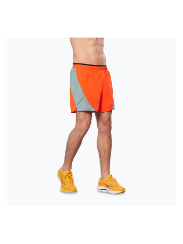 Мъжки къси панталони за бягане Mizuno Alpha 5.5 nasturtium/lead