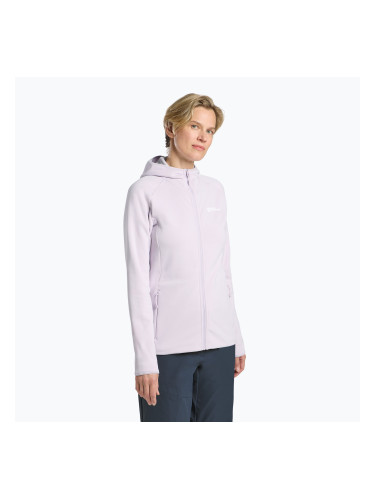 Дамски суитшърт Jack Wolfskin Baiselberg Hooded FZ pale lavendar