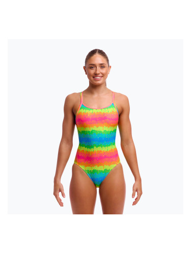 Дамски бански от една част Funkita Diamond Back One Piece melting mayhem