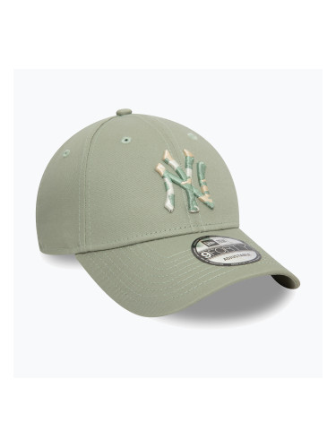 New Era Camo Infill 9Forty New York Yankees зелена пастелна бейзболна шапка