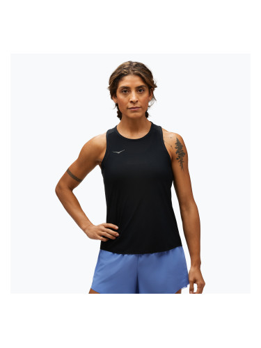 Дамски потник за бягане HOKA Airolite Run Tank black