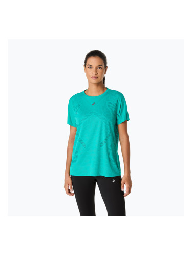 Дамска тениска за бягане ASICS Metarun SS Top wave teal