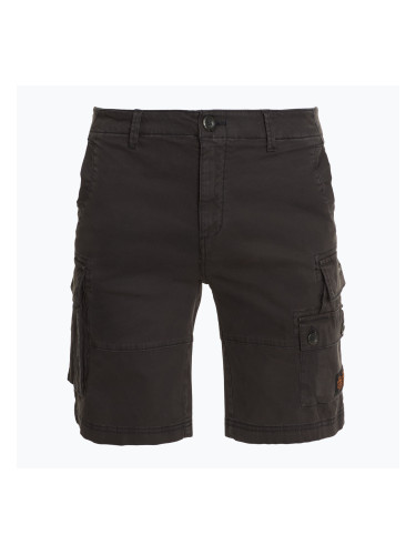 Мъжки къси панталони Aeronautica Militare Tasconato black washed