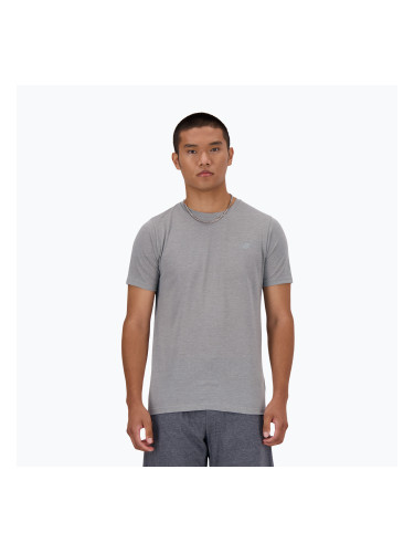 Мъжка тениска New Balance Sport Essentials Heathertech сива