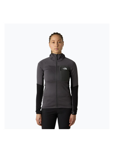 Дамски суитшърт The North Face Polartec Powergrid Stormgap Hoodie anthracite grey/bla