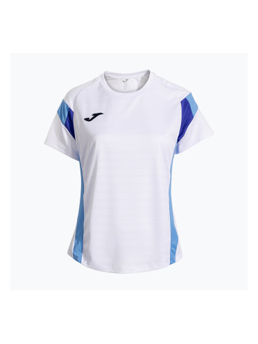 Дамска тениска за тенис Joma Montreal white/sky blue