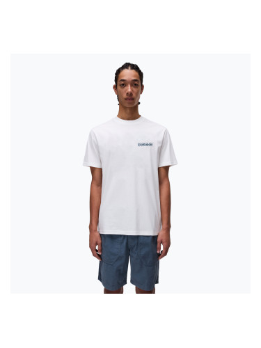 Мъжка тениска Napapijri S-Dati с бяла чапла